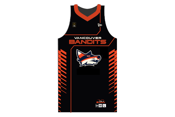 Vancouver Bandits 24/25 Youth Black Replica Jersey